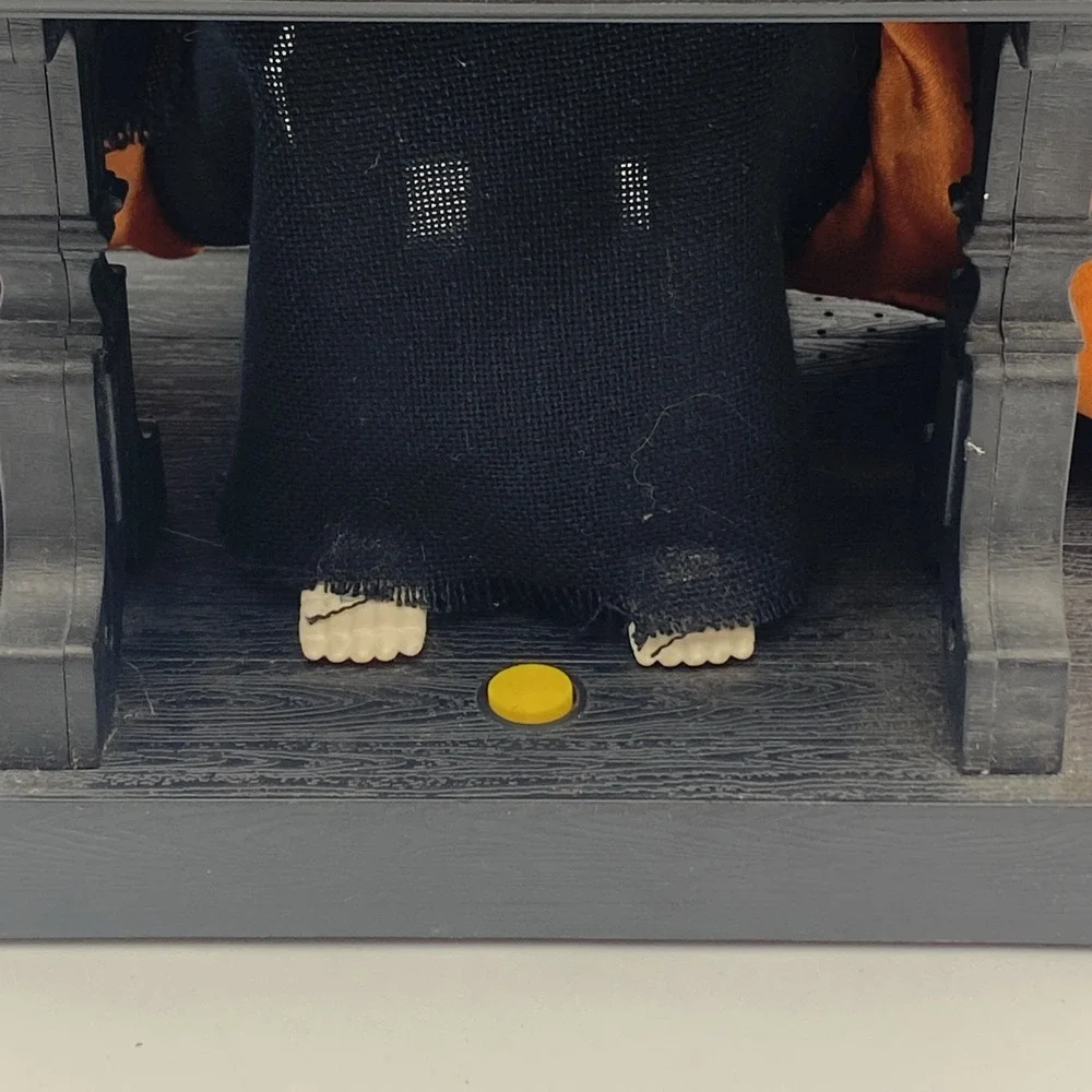 Grim Reaper at His Organ 1995 Gemmy Industries with Box Fully Working VTG Piano